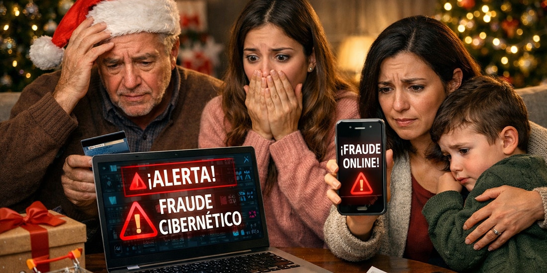 La temporada Navideña es una de las más afectadas por estafadores.