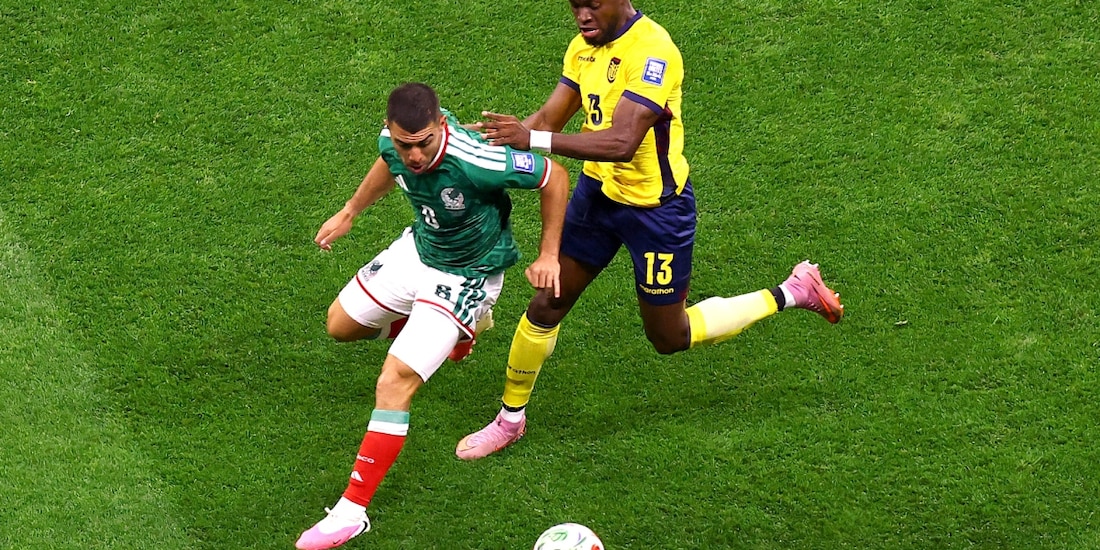 Erik Lira en el México vs Ecuador de la Copa del Mundo 2026