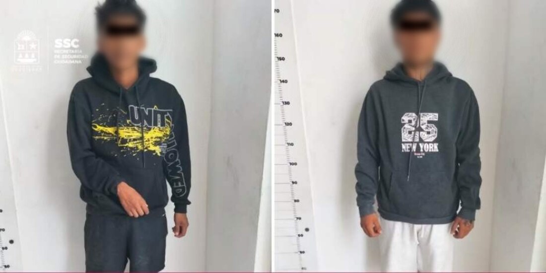 Caen 2 sujetos relacionados con robos a transeúntes en Benito Juárez, Quintana Roo.
