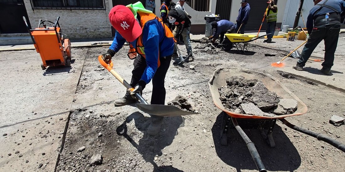 Trabajos en la capital mexiquense.