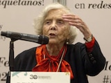 La escritora Elena Poniatowska en imagen de archivo.