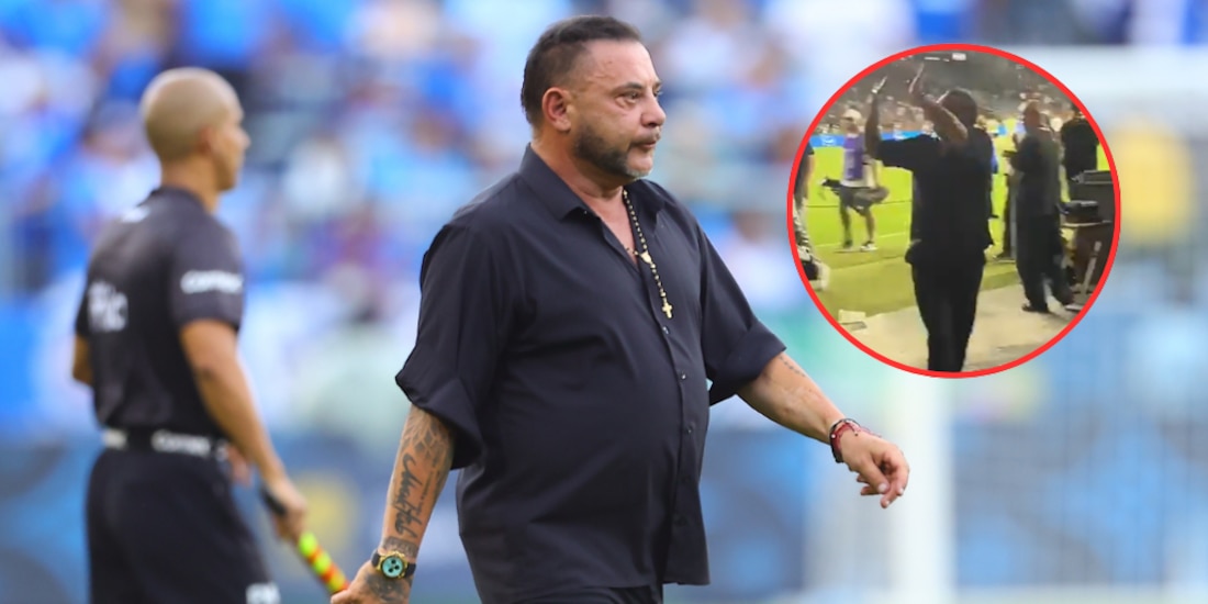 Antonio Mohamed se enganchó con la afición del LAFC.