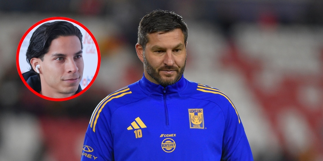 André-Pierre Gignac agredió a Diego Lainez.