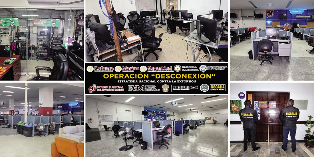 CALL CENTERS y puntos de venta de drogas, entre otros, fueron decomisados.