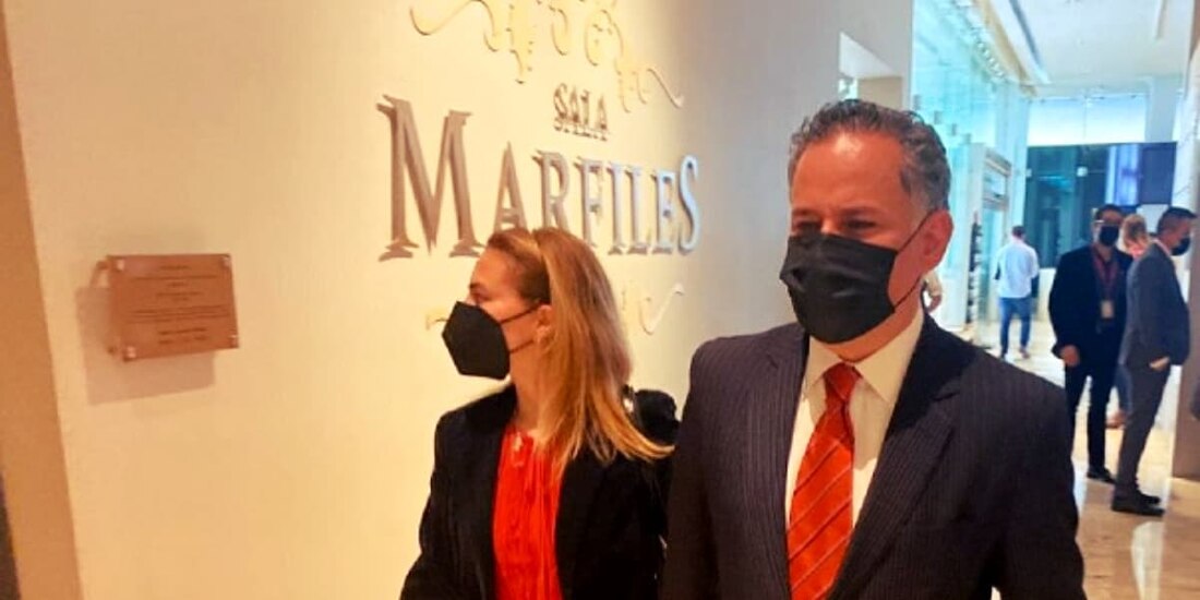 Santiago Nieto, extitular de la Unidad de Inteligencia Financiera (UIF), asistió a un evento en el auditorio del Museo de Historia Mexicana en Nuevo León.