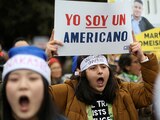 Protestas durante intento de administración de Trump de poner fin al DACA.