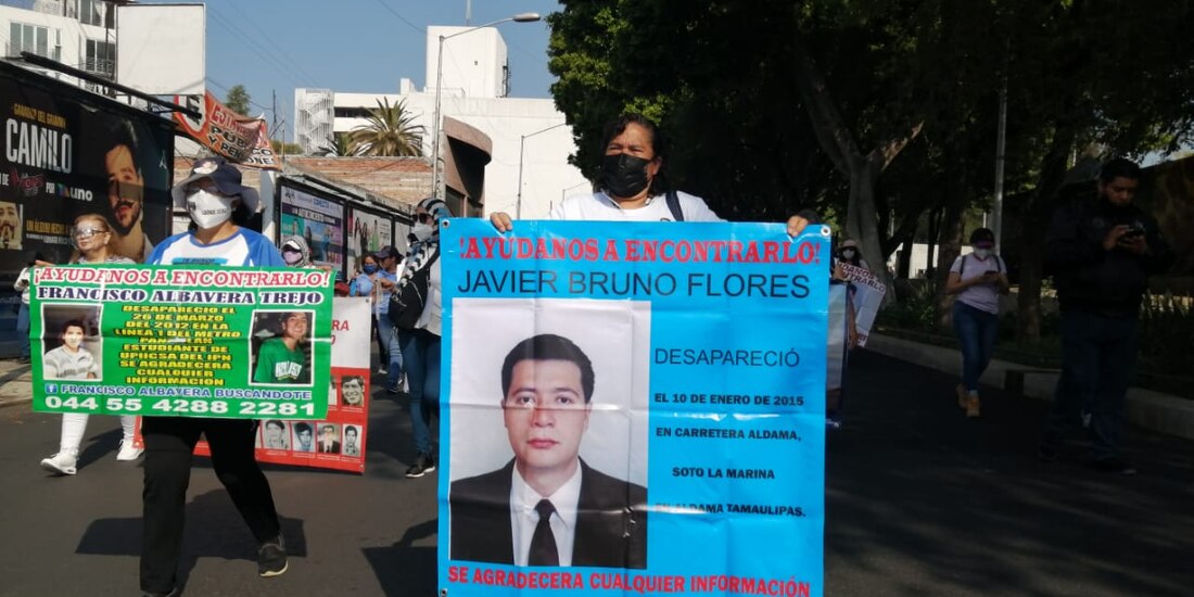 Madres de personas desaparecidas exigen la aparición de sus familiares.