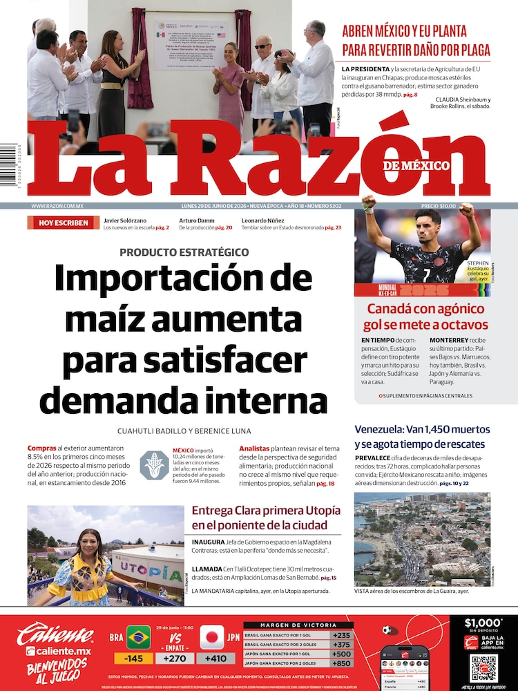 La Razón 29 Junio 2026