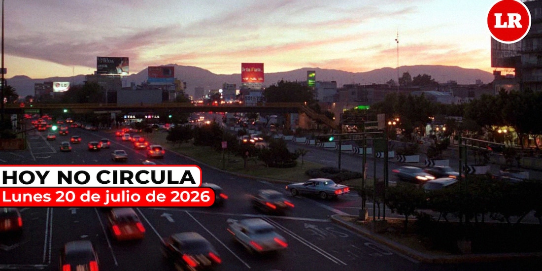 Revisa cómo aplica el Hoy No Circula este lunes 20 de julio de 2026 en la Ciudad de México y el Estado de México.