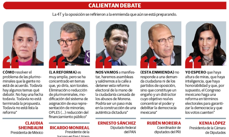 Calientan debate