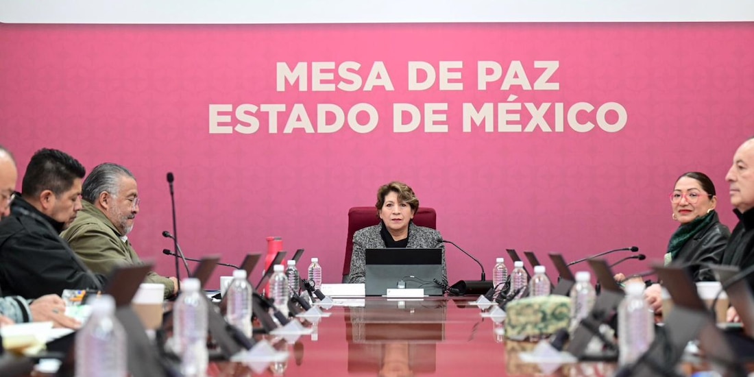 La Gobernadora del Estado de México, Delfina Gómez,