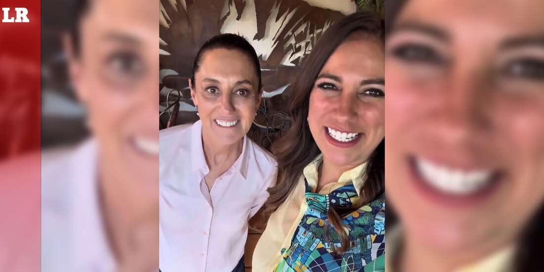 La Presidenta Claudia Sheinbaum y la gobernadora de Guanajuato, Libia Dennise.