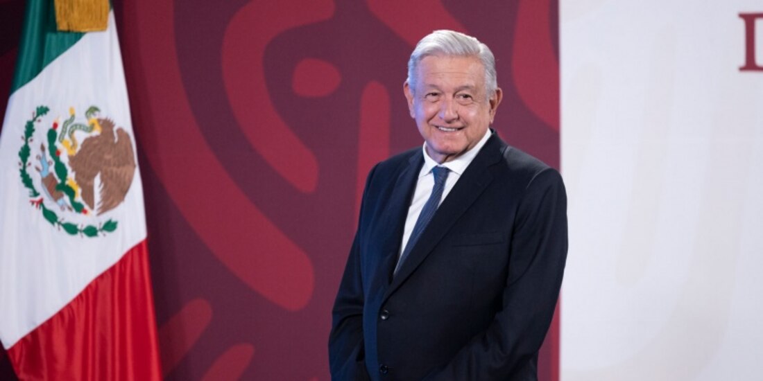 AMLO ofrece conferencia de prensa este martes 8 de noviembre de 2022 desde Palacio Nacional, en la Ciudad de México.