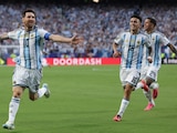 Lionel Messi celebra su gol ante Argelia en el debut de Argentina en la Copa del Mundo 2026