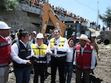 Gobernador Alejandro Armenta durante recorrido en Ciudad Serdán.