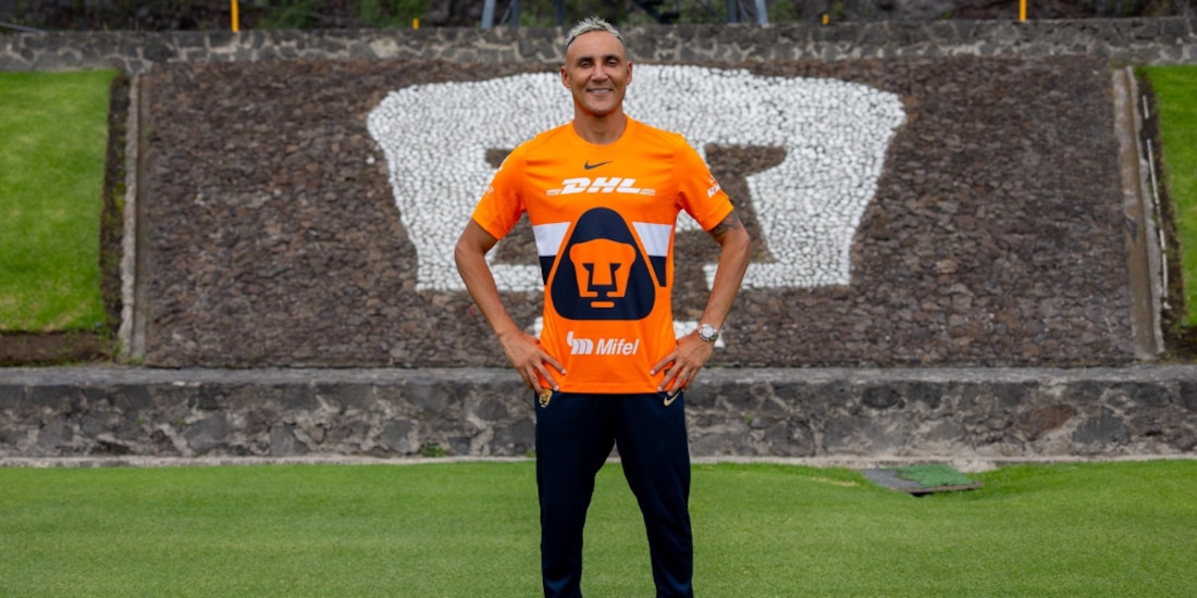 Keylor Navas está listo para debutar con Pumas.