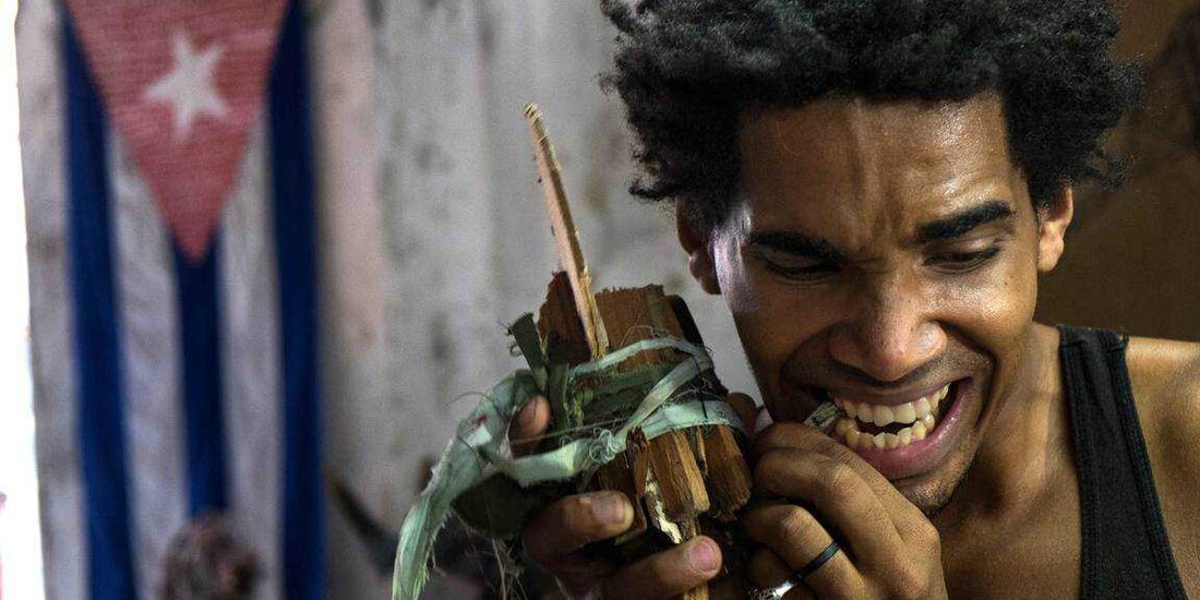 El artista y activista cubano Luis Manuel Otero Alcántara.