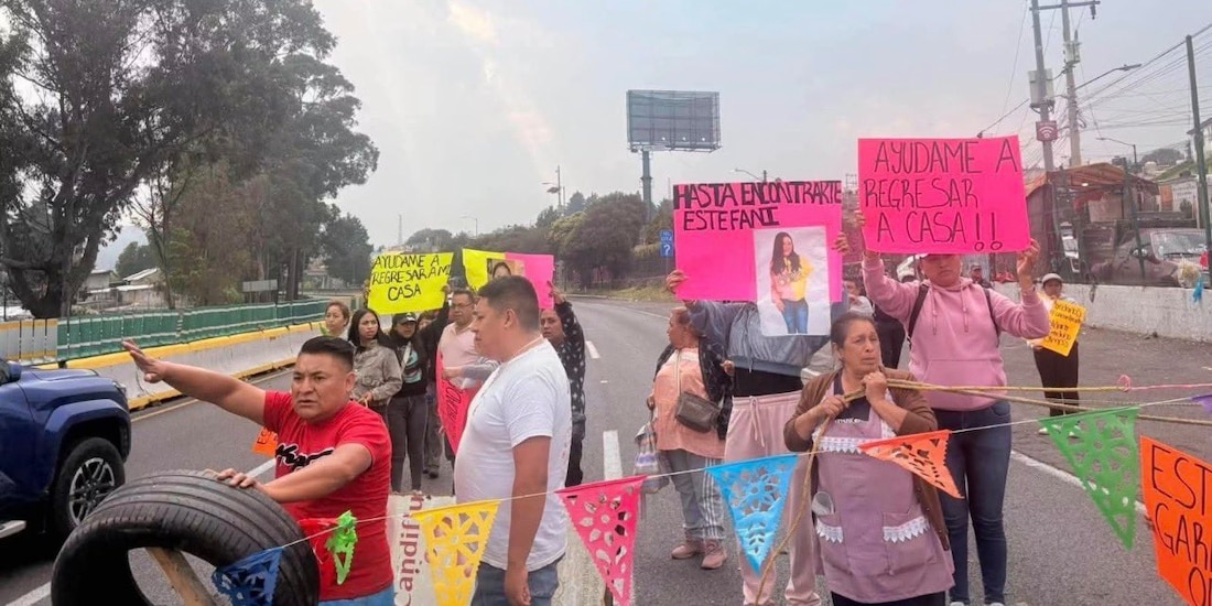 Bloqueo en la autopista México-Cuernavaca, el 3 de octubre de 2026.
