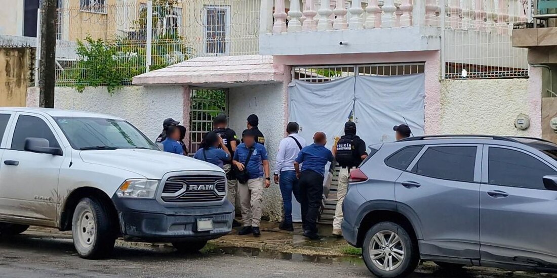 Rescatan a 11 mujeres tras cateo a centro de atención a las adicciones en Quintana Roo.
