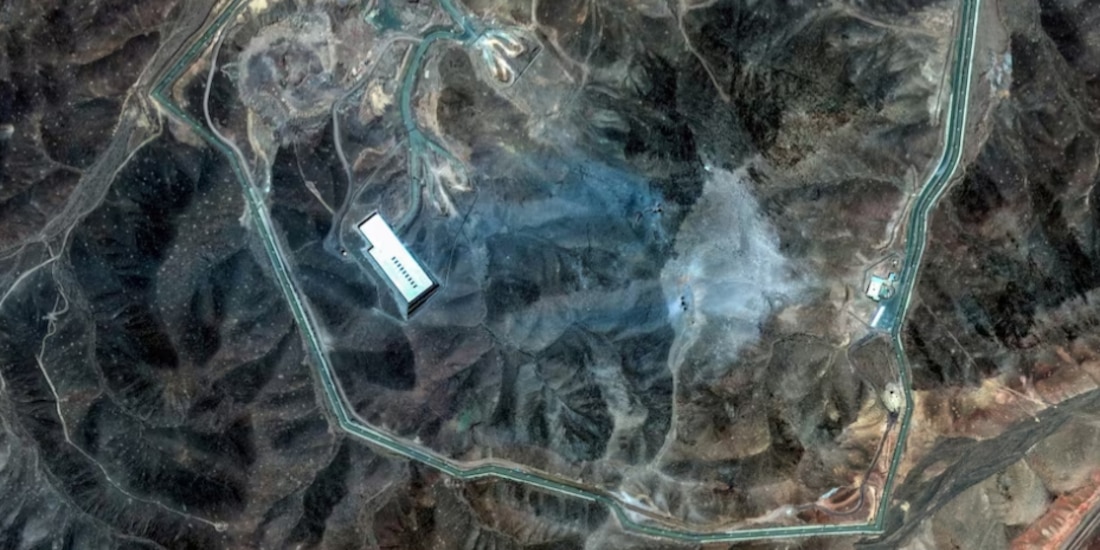 Fordow, una de las instalaciones nucleares iraníes atacadas por Estados Unidos.