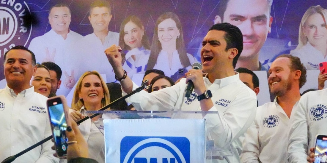 Jorge Romero fue electo próximo dirigente nacional del PAN. Foto: Cuartoscuro