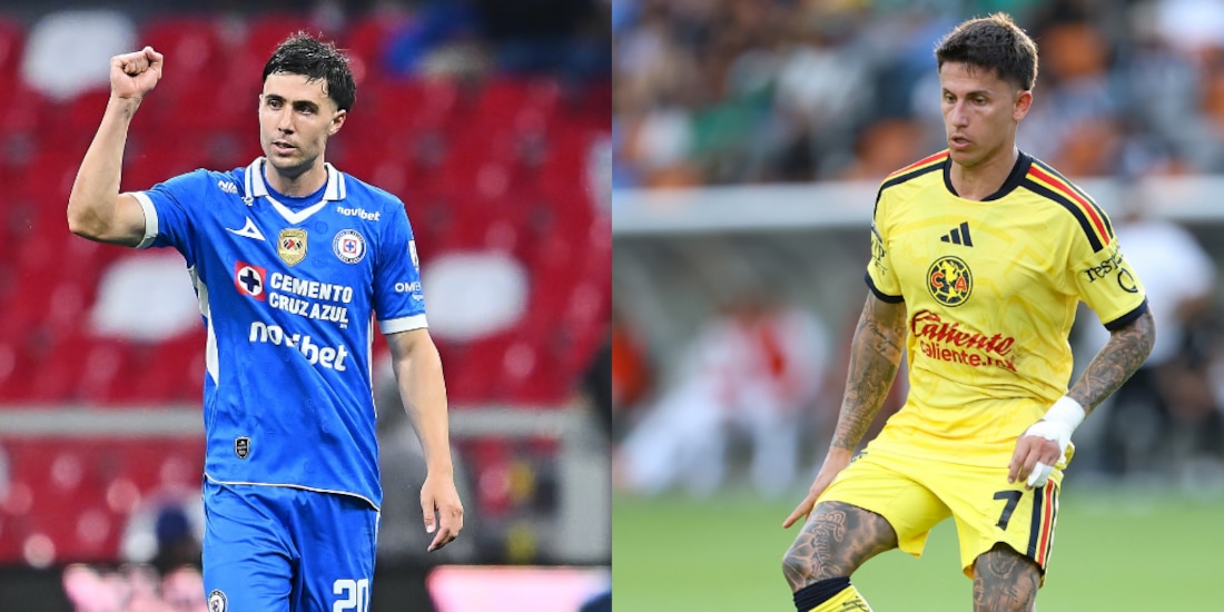 América enfrenta al Cruz Azul en el Estadio Azteca.