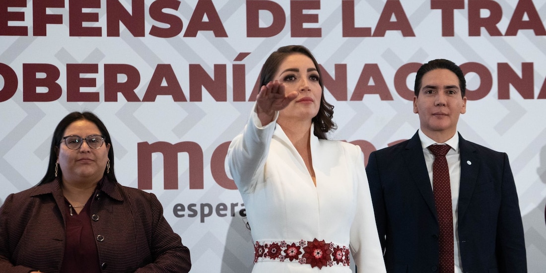 Jasmine María Bugarín Rodríguez fue designada coordinadora de la Defensa de la Transformación de Morena en Nayarit, el 28 de septiembre de 2026.