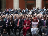 Gobernadores de la 4T este martes en Palacio Nacional.