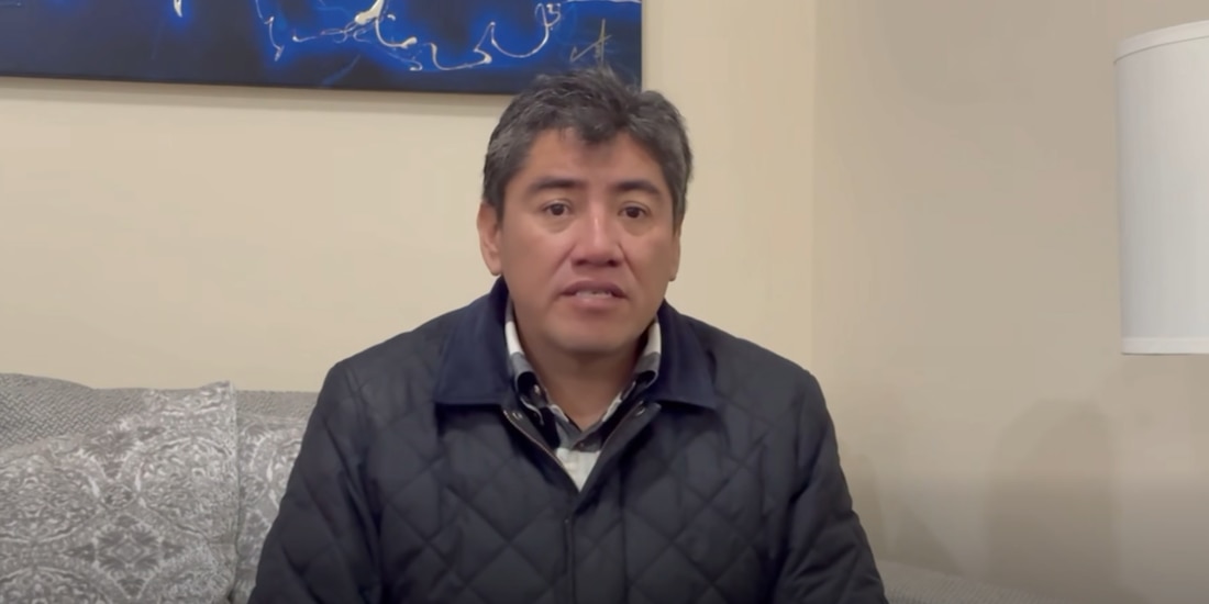 El senador Saúl Monreal Ávila, de Morena, en un mensaje en video el 18 de octubre de 2026.