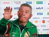 Javier Aguirre en conferencia de prensa el día previo al juego inaugural del Mundial 2026 entre México y Sudáfrica.