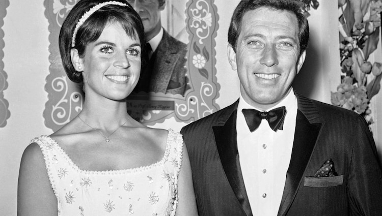 Claudine Longet y Andy Williams en Los Ángeles, en 1964.