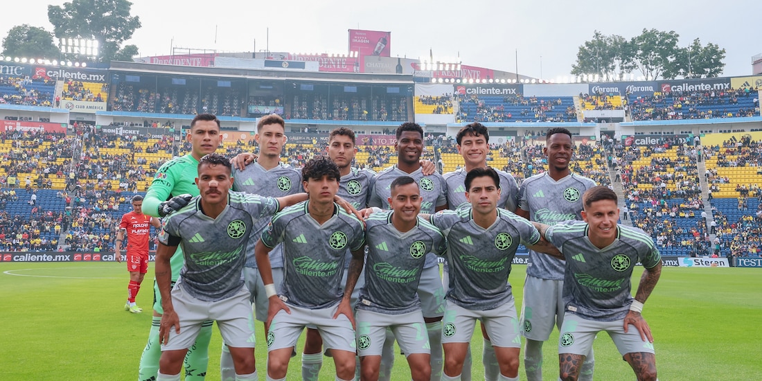 América antes de un partido en el Clausura 2026 de la Liga MX