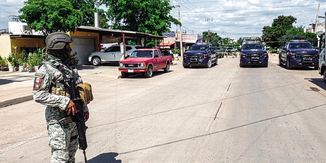 Ataque armado registrado en Culiacán, Sinaloa, el pasado 26 de agosto.