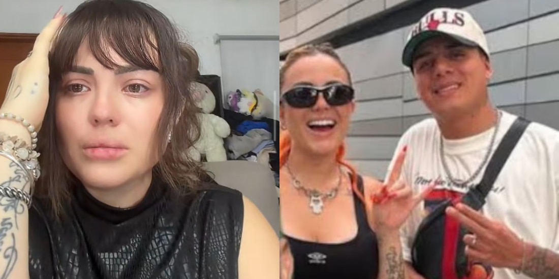 Handa, cantante peruana descubre en vivo infidelidad de su novio Gio y lo corre de su casa