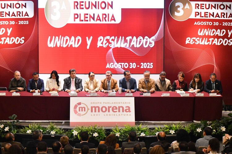 Morena celebró su Tercera Reunión Plenaria en la Cámara de Diputados.