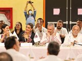 Asiste Evelyn Salgado a la sesión de la Comisión Nacional de Seguridad Pública en Oaxaca.