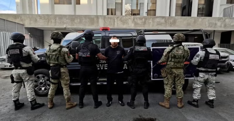 Giovanni "N", detenido en Guadalajara por presunta extorsión