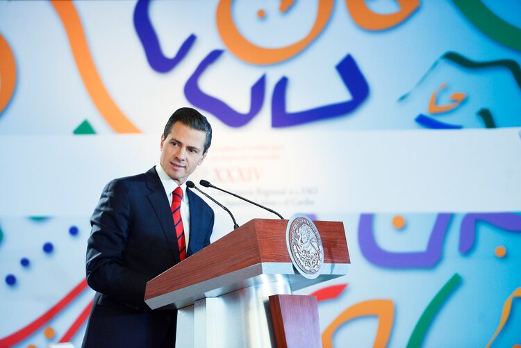 Enrique Peña Nieto, expresidente de México, en fotografía de archivo.