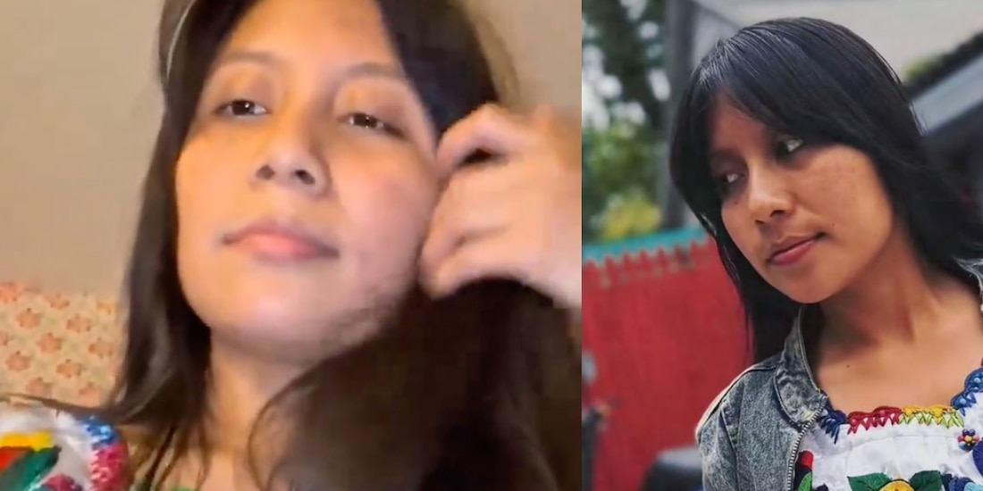 Ella es la princesa Chapina del video haciendo tortillas