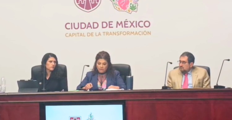 Jefa de gobierno de la CDMX en conferencia de prensa