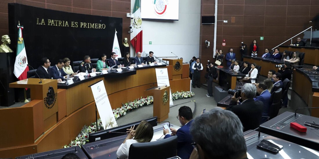 Sesión del pleno del Senado de la República, el pasado 26 de marzo.