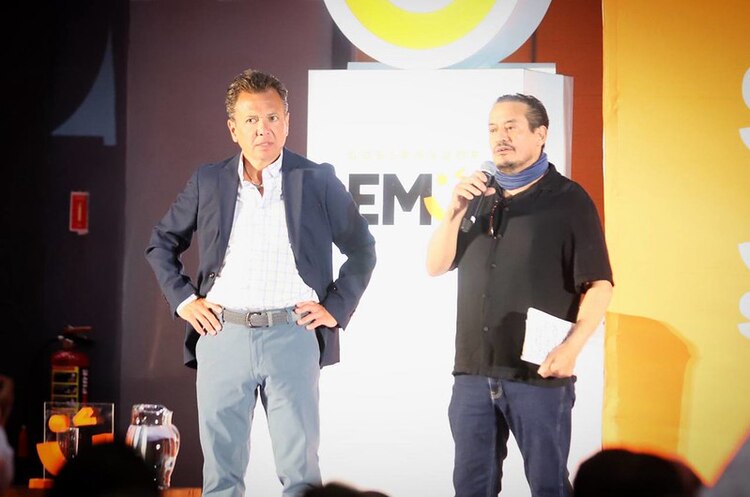 Pablo Lemus se reunió con líderes transportistas.