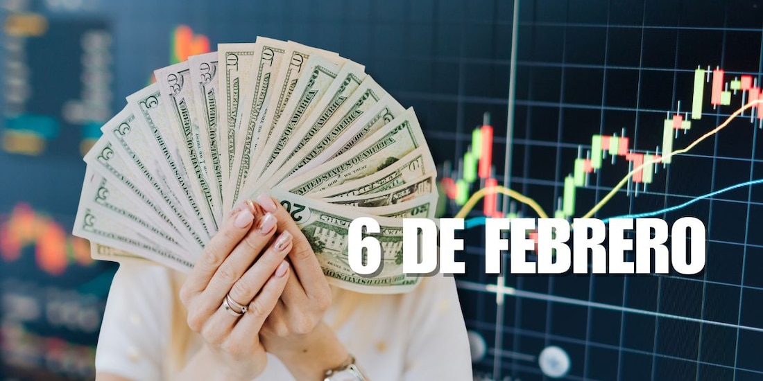 Este es el precio del dólar hoy, 6 de febrero.