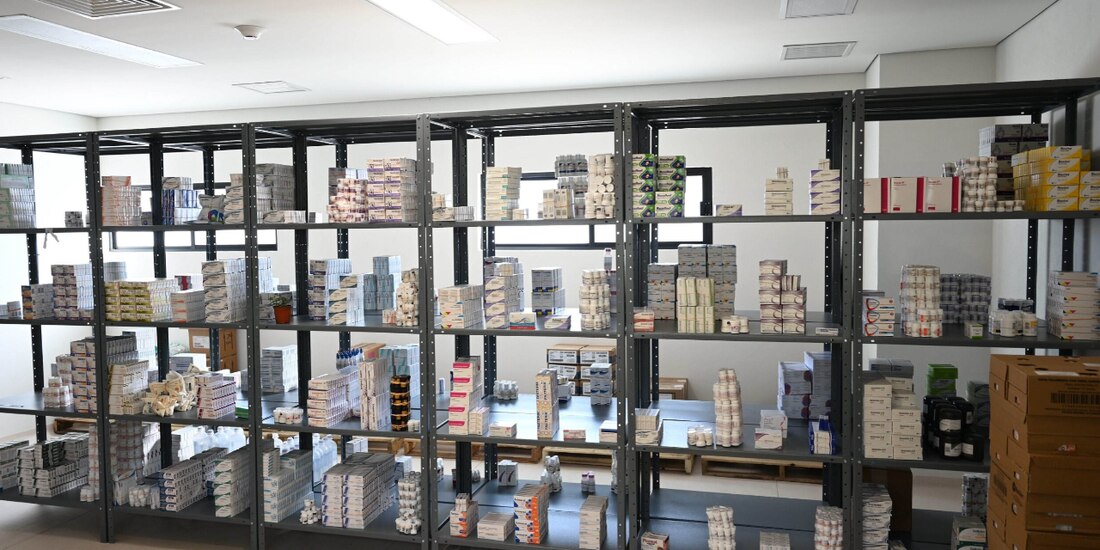 Lotes de medicinas de Unidad de Medicina Familiar No. 58 del IMSS en Guadalupe, Zacatecas.