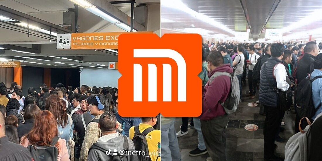 Usuarios del Metro CDMX denuncian retrasos en Línea 9 y Línea 7.