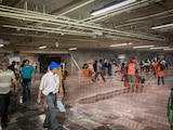 Trabajos de remodelación en la estación Hidalgo de la Línea 2 del Metro para el Mundial 2026.