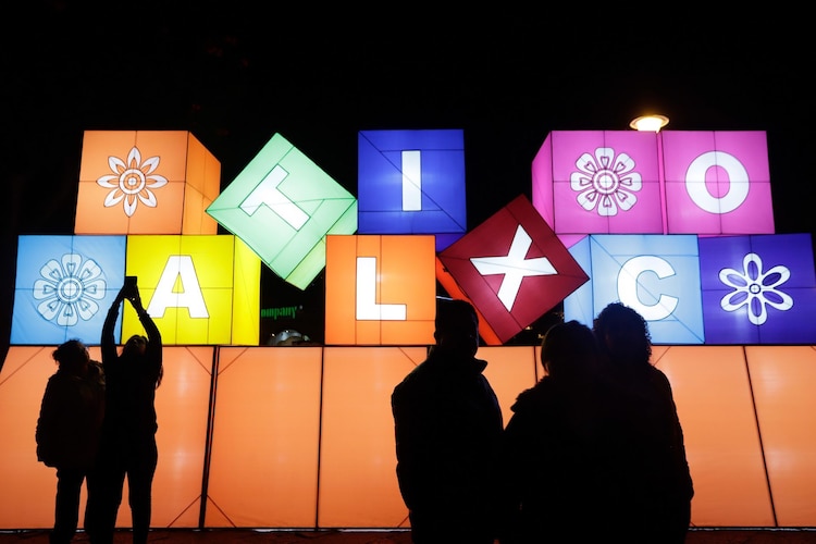 Villa Iluminada en Atlixco, Puebla.