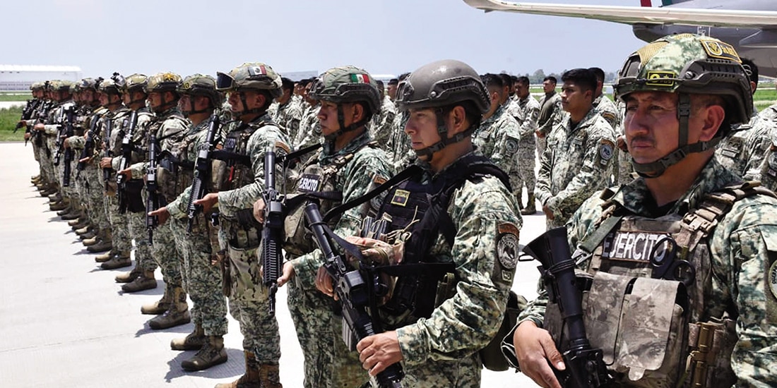 EL 3 DE JUNIO pasado llegaron 90 militares para reforzar la seguridad estatal.