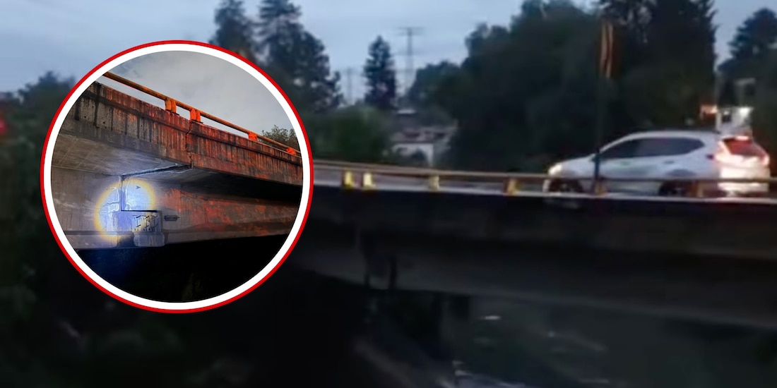 Alertan posible riesgo de colapso de puente en Cuautitlan Izcalli