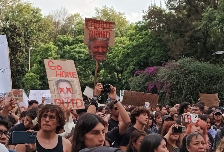 Imágenes de la marcha contra la gentrificación el pasado 4 de julio en la CDMX.